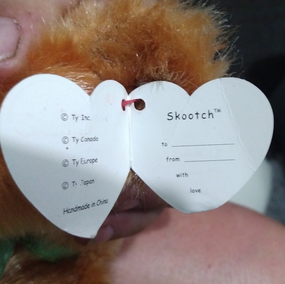 Ty Classic Retired Skootch the Bear with the multicolored nose - Picture 8 of 9